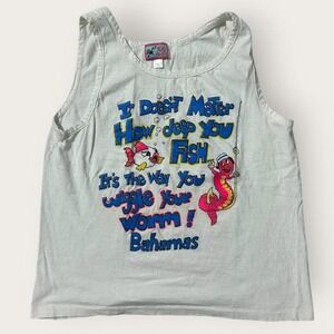 Vintage Womens Tropic Traders Bahamas Tank Top